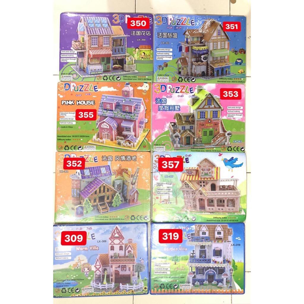 (LOLI-JKT) PUZZLE 3D MAINAN ANAK UKURAN BESAR DIY/KREATIF ANAK 85 MOTIF