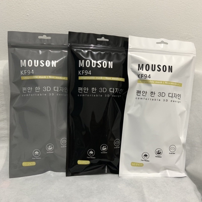 KF94 MOUSON MASK KOREA / MASKER KF94 MOUSON 4PLY (10pcs)