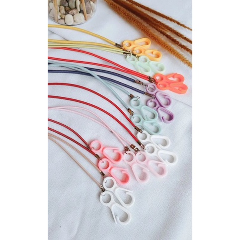 STRAP MASK 2IN1 NAMA / KALUNG MASK LUCU TERMURAH