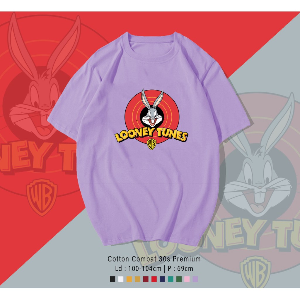 LOONEY TUNES  / TERMURAH BAJU KAOS KATUN WANITA/ PRIA UNISEX LENGAN PENDEK / TUMBLR TEE /  OVERSIZE