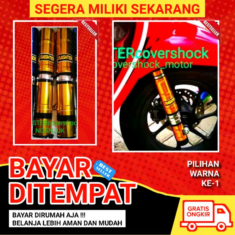 Master Cover Shock Sok Depan Beat Vario Mio Scoopy Aerox Genio Suzuki Hayate Karbu Old All New