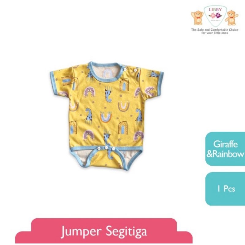 Libby Jumper Segitiga Motif Rainbow Fantasia/Baju Bayi Anak Libby