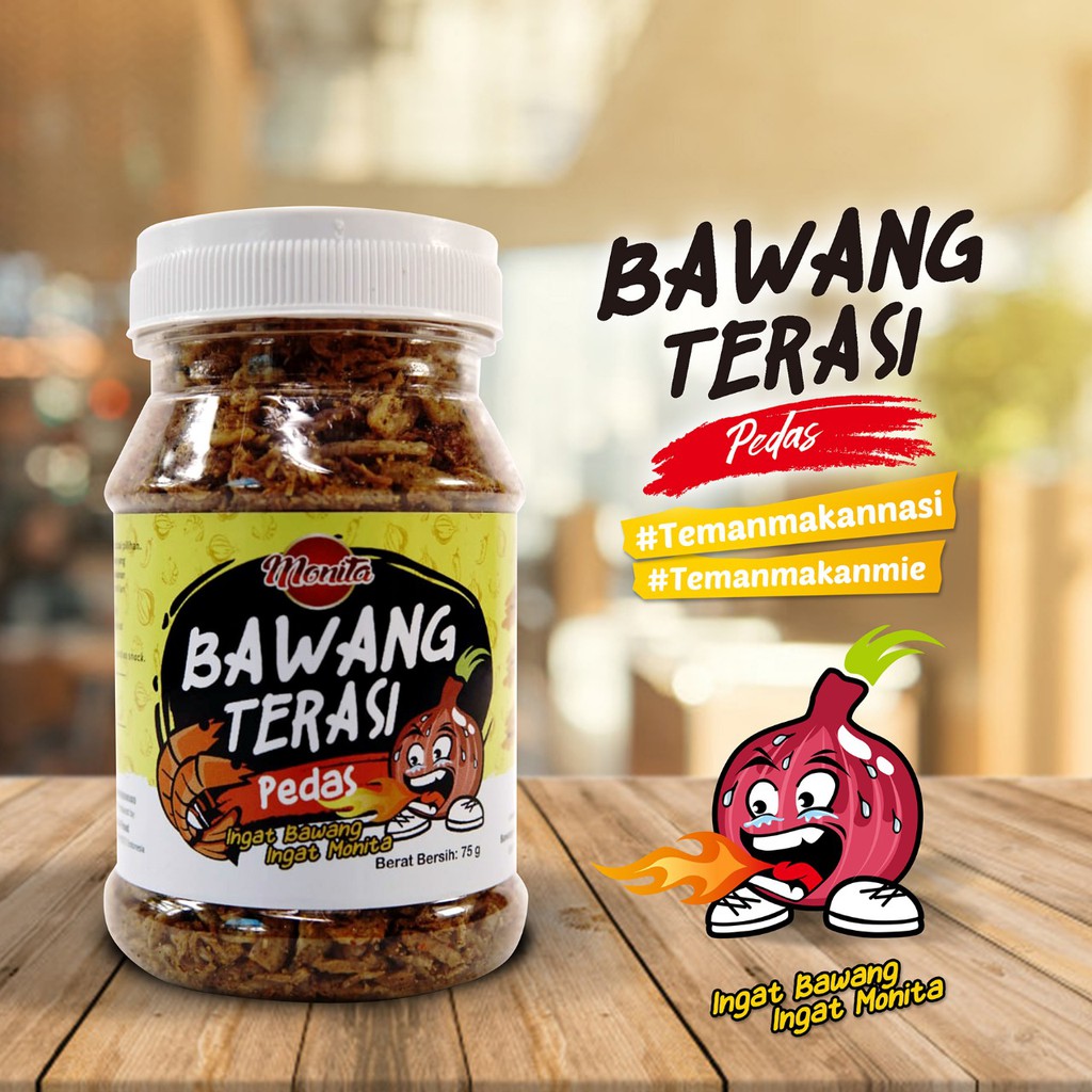 

Bawang Goreng Terasi Pedas 75gr