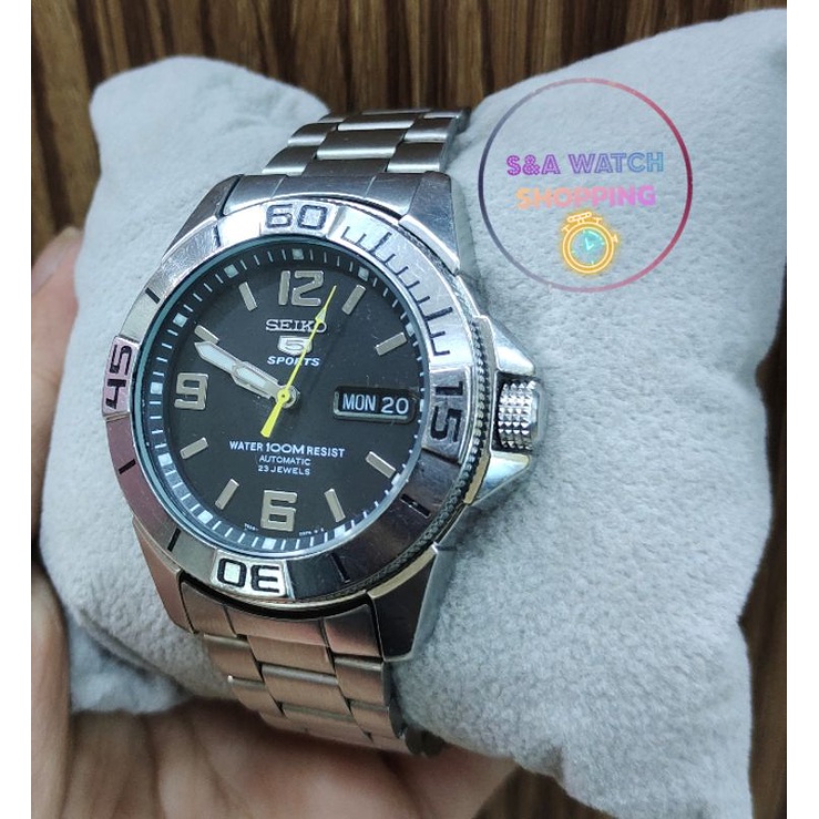 Jam Tangan Seiko 5 Sport SNZE3 Automatic Diver Original Second