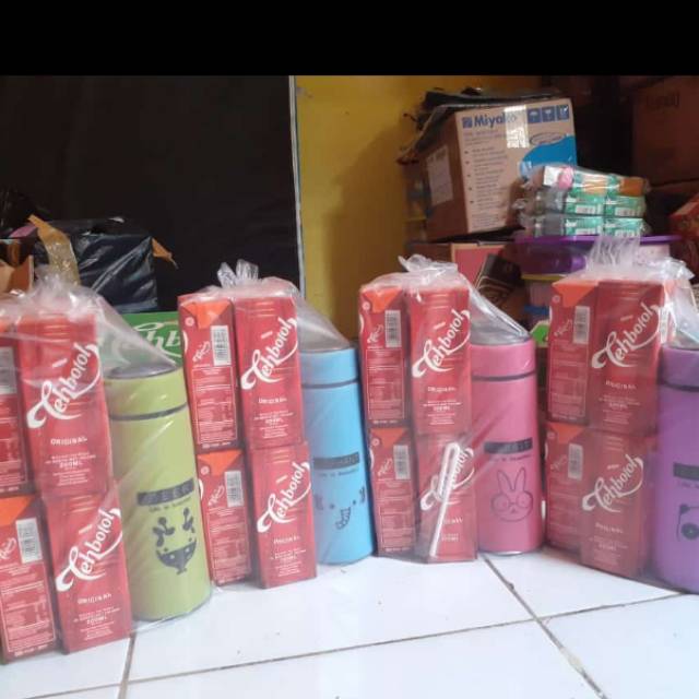 

Paket teh botol 6 kotak + termos kaca