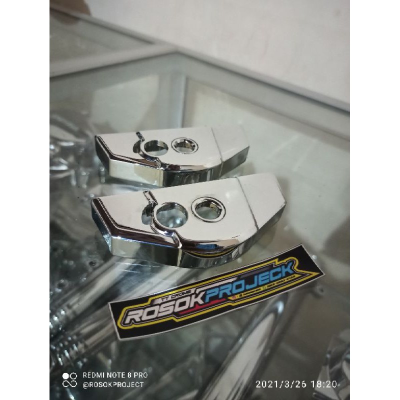 tutup kontak atau rumah kontak tiger revo ori sudah crom