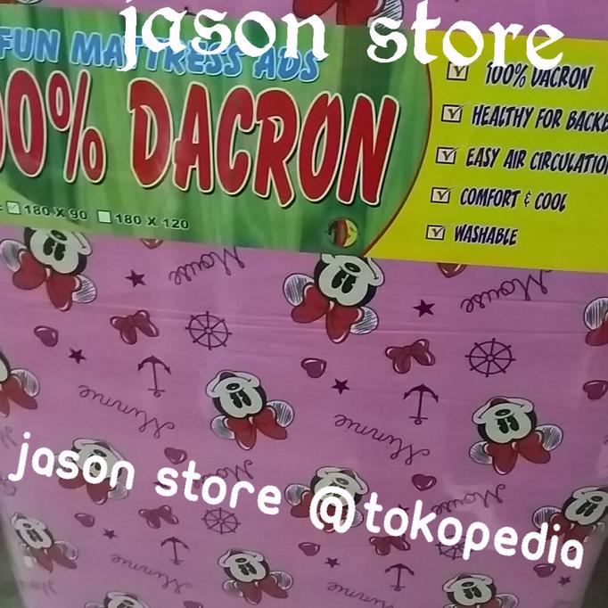 Kasur Busa 100% Dacron Uk.180 X 120 Cm/Kasur Lipat Busa 100% Dacron