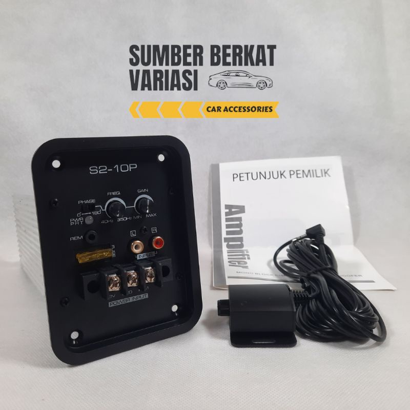 Power Amplifier Subwoofer Monoblok JBL Basstube S2 1024 SS S2-10P Audio Mobil