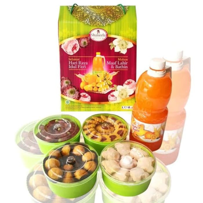 

HOT SALE Paket Parcel Kue Kering / Kue Lebaran Shakeela Sirup Terjamin