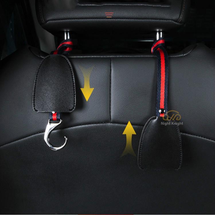 Kursi kait mobil kait belakang mobil Penyelenggara aksesoris interior mobil tersembunyi multi-fungsi for Mitsubishi Triton Outlander Mirage ASX Lancer EVO PAJERO GRANDIS GALANT