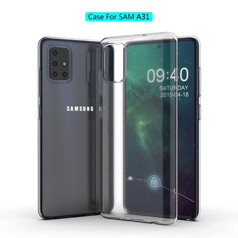 CASING COVER SARUNG SAMSUNG M62 F62 A01 CORE A02 A03S A11 A21S A22 A31 A51 A71 A91 A32 A52 A52S A72 4G 5G Soft Case TPU Bening Transparan