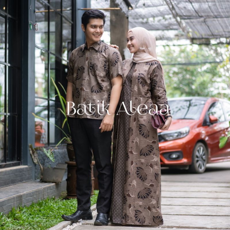 TERBARU COUPLE GAMIS BATIK PREMIUM MODERN