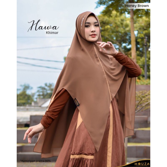 Khimar Hawa by Mouza || Khimar 2 layer Hawa by Mouza Indonesia
