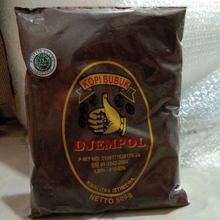 Kopi Djempol (500g) Kopi Bubuk Asli Cap Djempol / Kopi Jempol Khas Pontianak / Kopi Legendaris / Ole