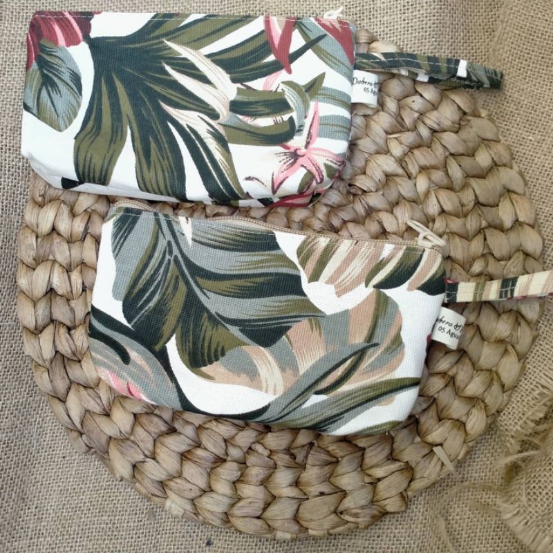 pouch kanvas tali souvenir pouch kanvas dompet kanvas