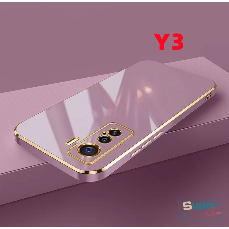 Soft Case Bahan Karet Electroplate Ultra Tipis Untuk Vivo Y20i Y12i Y12 Y20 Y91C Y11 Y15s Y17 Y12S Y15 Y1S Y20S Y91 Y21 Y33S Y15A Y01 Y30 Y50A Y53 Y31