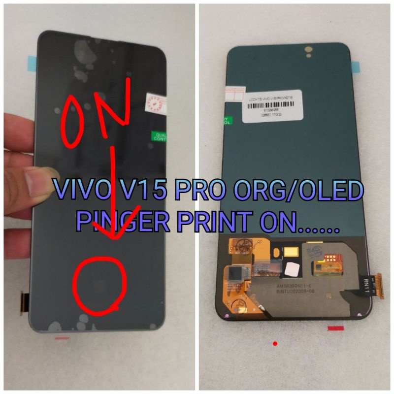 LCD VIVO V15 PRO OLED ORG PINGERN ON/readyy lqgiiii