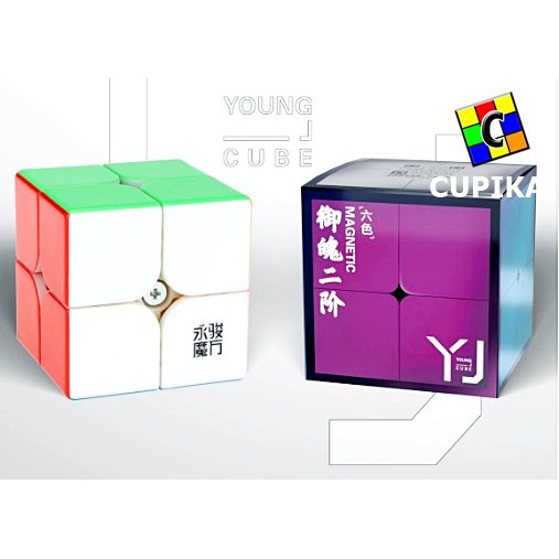 Rubik 2x2 Yongjun Yupo v2m Magnetik Stickerless