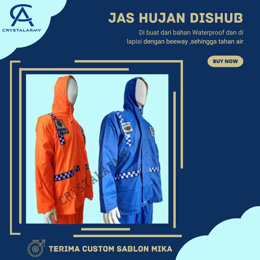 Jas hujan pria/Jas hujan dishub/Jas hujan motor