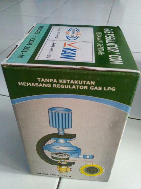 Regulator Gas Meter Tekanan Rendah Destec Com 201m Dua Sistem Pengaman Sni Original