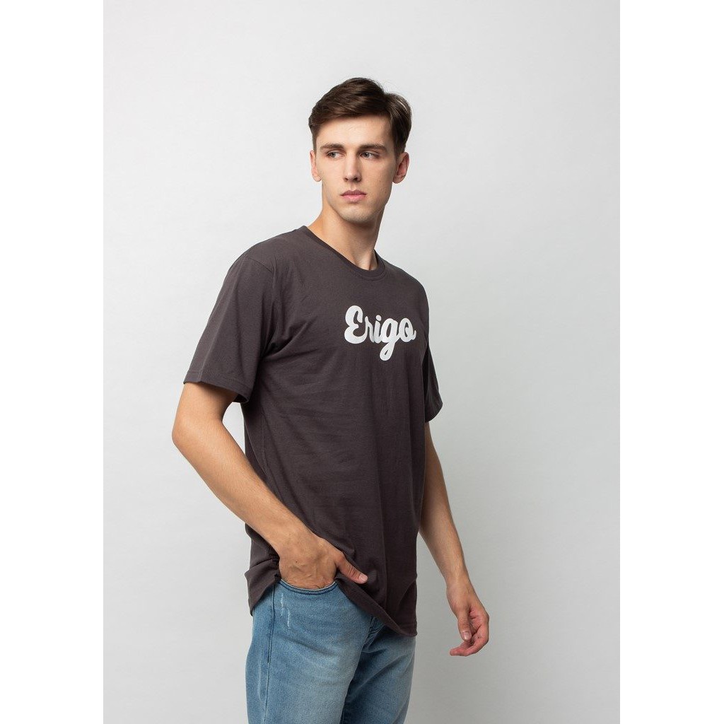 

ERIGO T-SHIRT BASIC DARKGREY WHITE