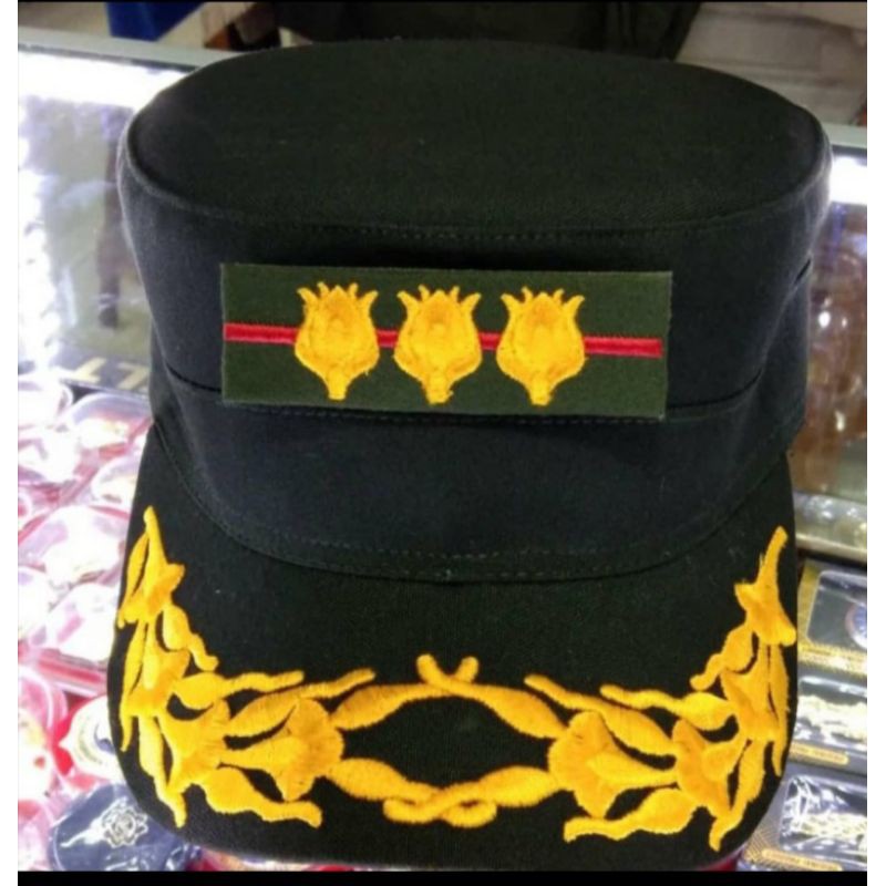 topi pet komando TNI AD pdh buat pamen