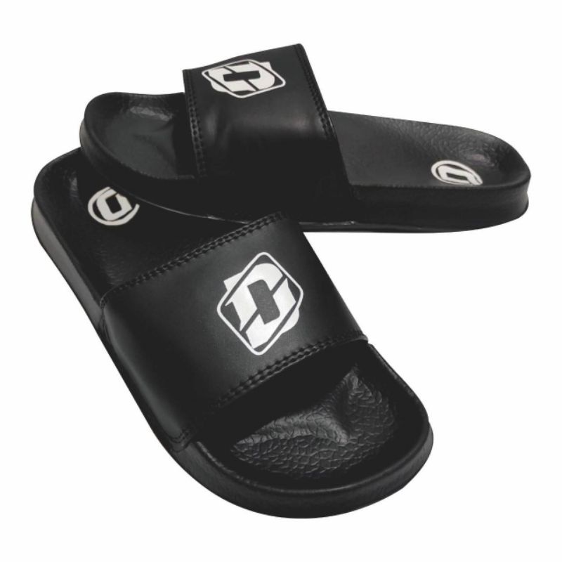 Sandal Pria Slop Hitam Sandal Pria Kekinian Sandal Slide Pria Durr Footwear 20 Original