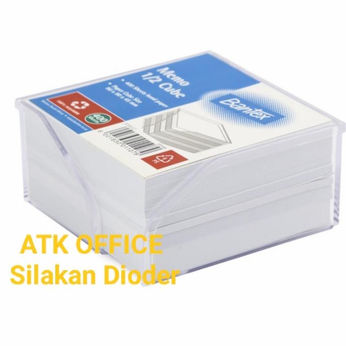 

[COD] Box Memo Transparant Bantex bahan Arcilic 9cm x 9Cm x 4,5Cm #97501 [COD]