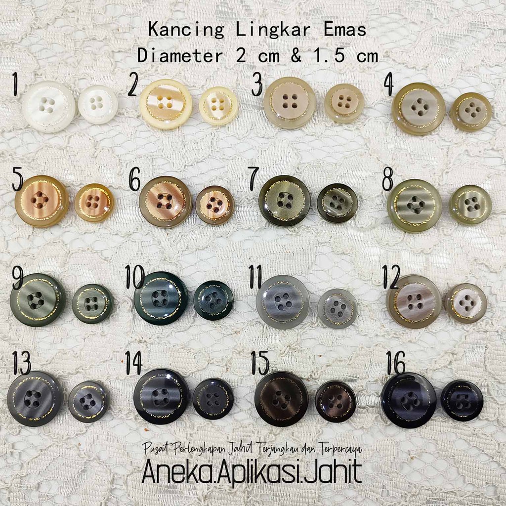 

[1/2] 12 BIJI KANCING JAS SAPARI LESMAS DIAMETER