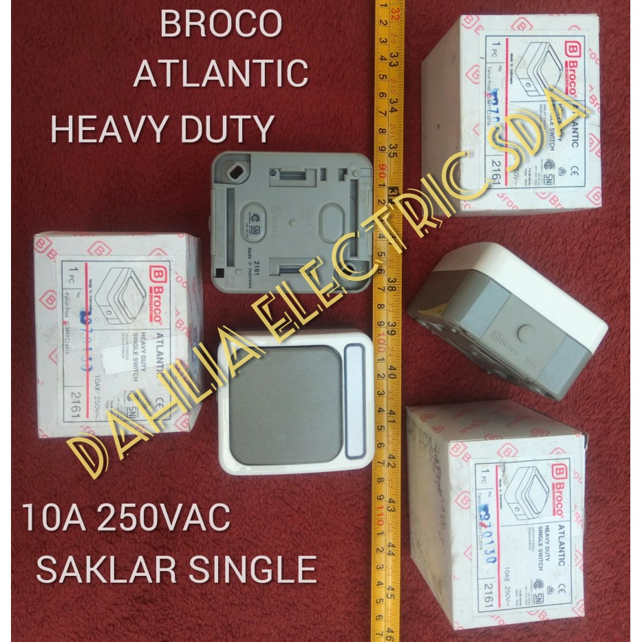 SAKLAR SINGLE OUTDOOR BROCO ATLANTIC