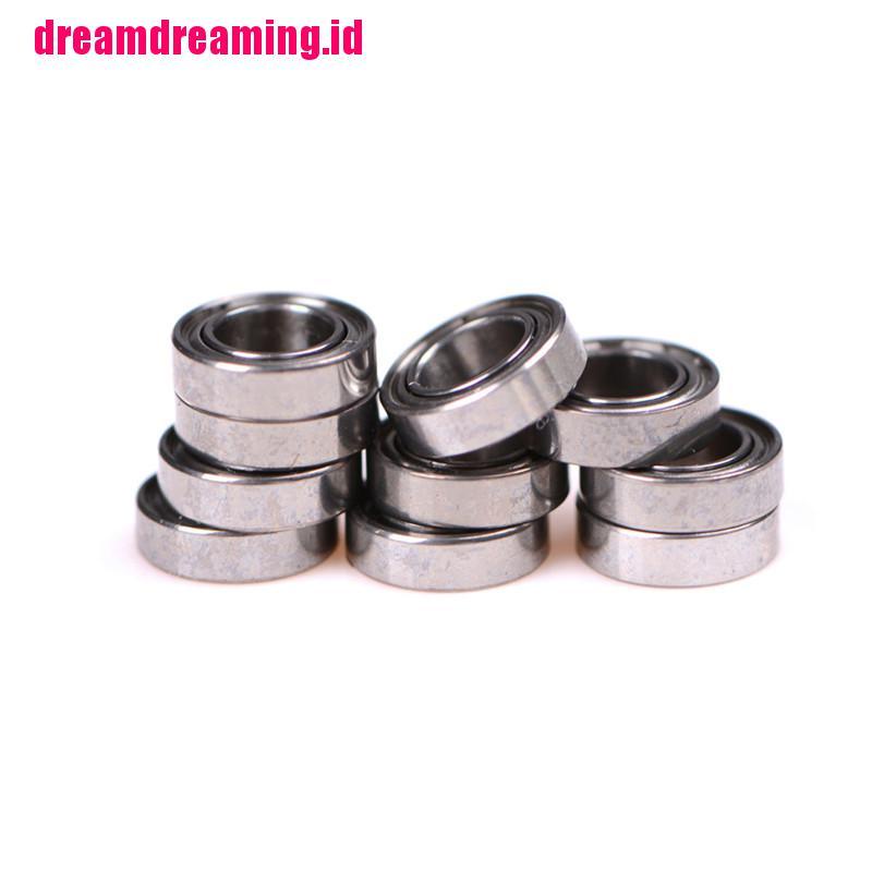 10pcs MR74z 4x7 X 2mm Miniatur Bola Bearing Untuk Fidget Hand Spinner