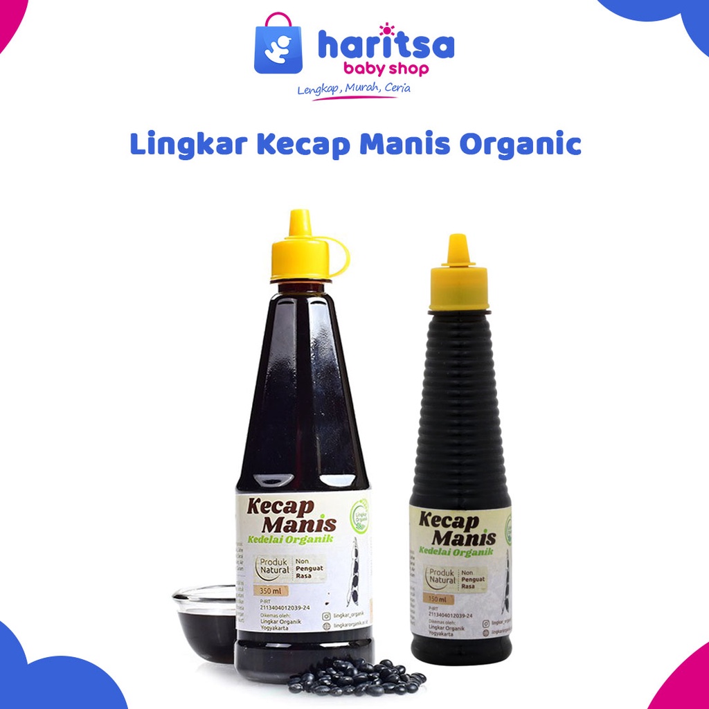 Lingkar Organic Kecap Manis 150 ML Dan 350 ML  / kecap Anak organik