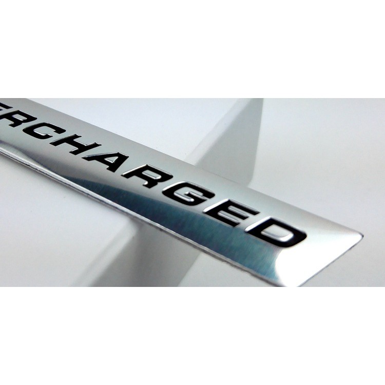 Stiker Emblem Badge SUPERCHARGED untuk Mobil Audi/Land Rover