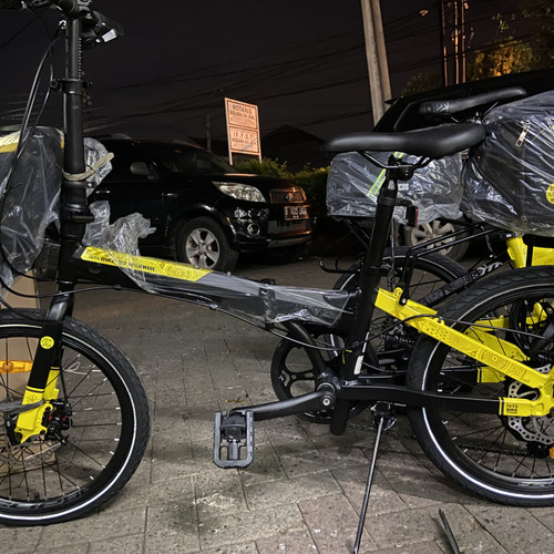 sepeda lipat police texas bike to work