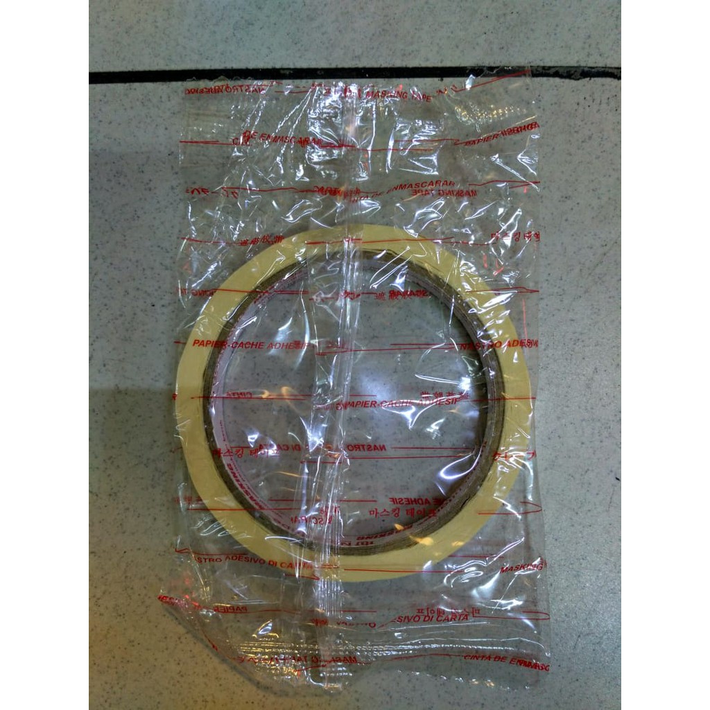 Masking Tape NACHI 12 mm x 20Yard Lakban Kertas Nachi 12mm x 20 Yard Isolasi Kertas nachi 12 mm
