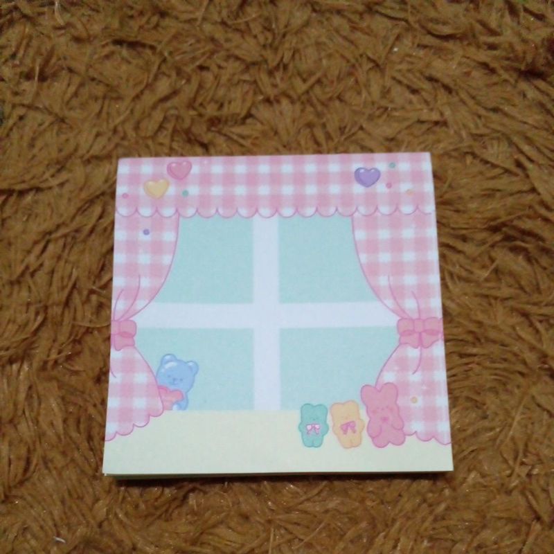 

sticky note curtain lucu