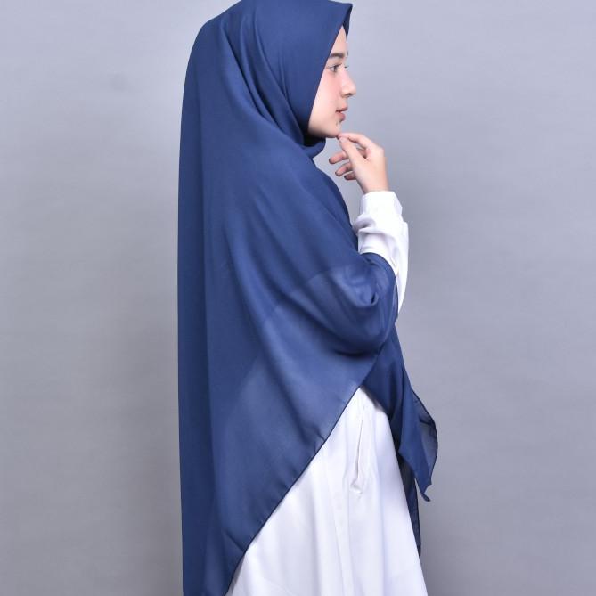 ➯ Bella Square Jumbo Syari 140 x 140 cm Hijab Segi Empat Syar'i Kerudung Jilbab Murah ✱
