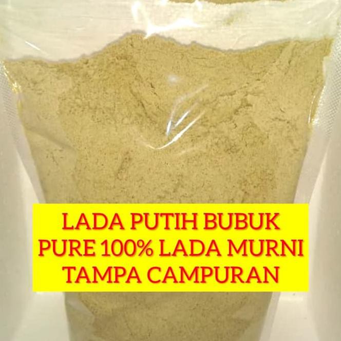 

Best Seller - Lada Putih Bubuk Pure 100% Tampa Campuran- 1Kg/ Grade A