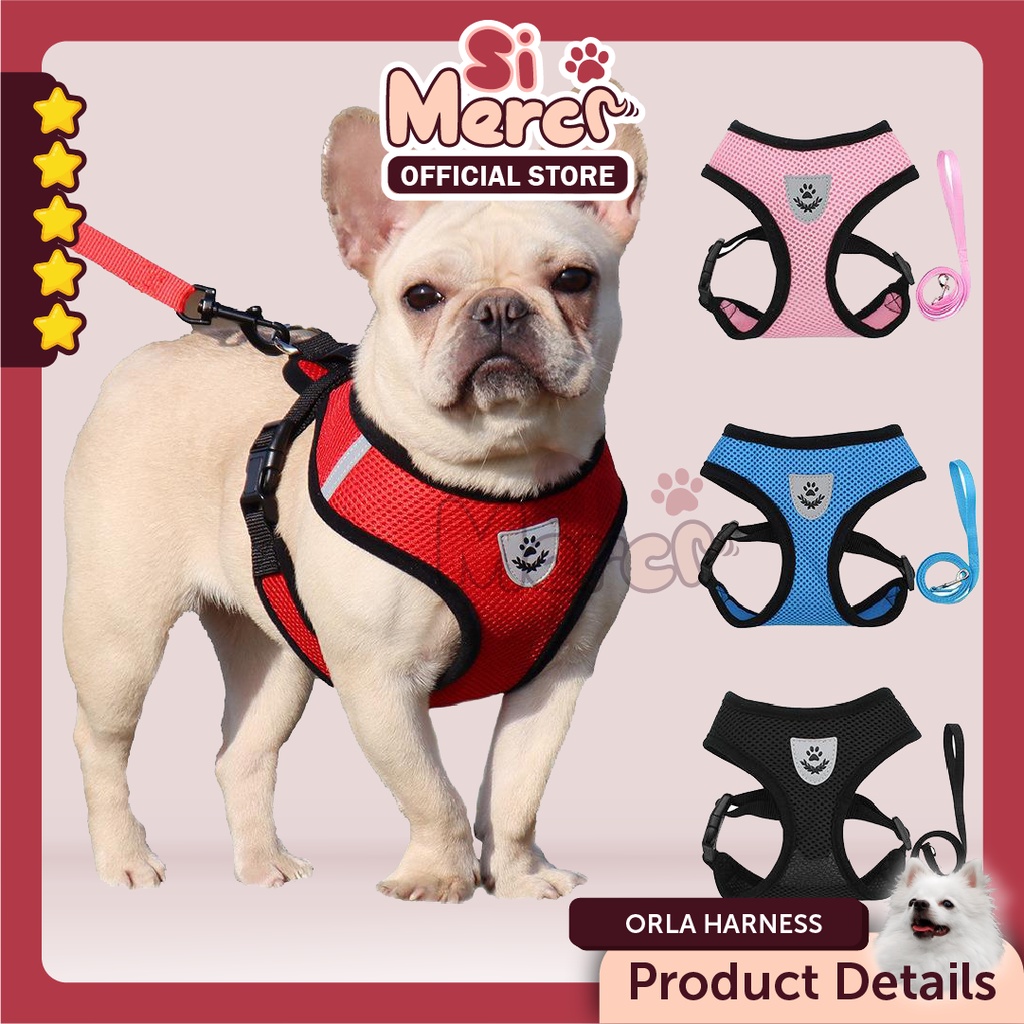 Rompi Kucing Harness Tali Tuntun | Rompi Kucing Anjing Murah | Tali Tuntun Murah | Cat Dog Leash Tali Tuntun Anjing Dog Puppie Kucing / Tali Reflektif Anjing Kucing