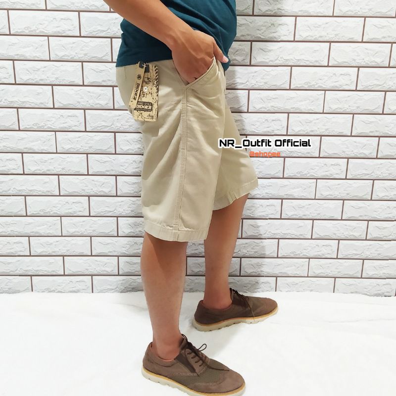 Dicker Original Celana Chino Pendek Pria Cotton Twill Premium Canvas Cinos Casual Chinos Cowok