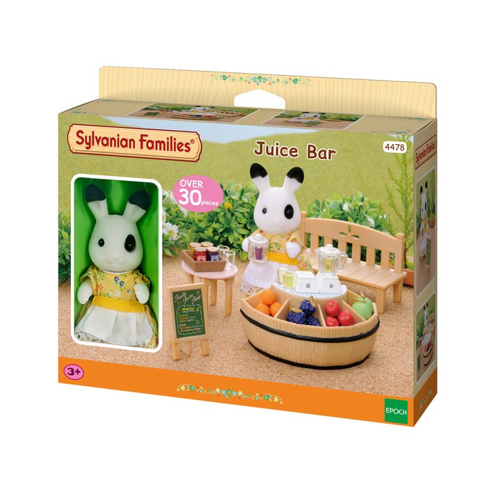 Mainan Koleksi Sylvanian families Juice Bar (Kemasan lama)