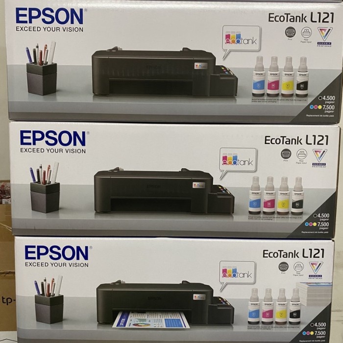 Jual Printer Epson L121 A4 Ink Tank Printer Epson L121 L 121 L121 Infus System Garansi Resmi 2681