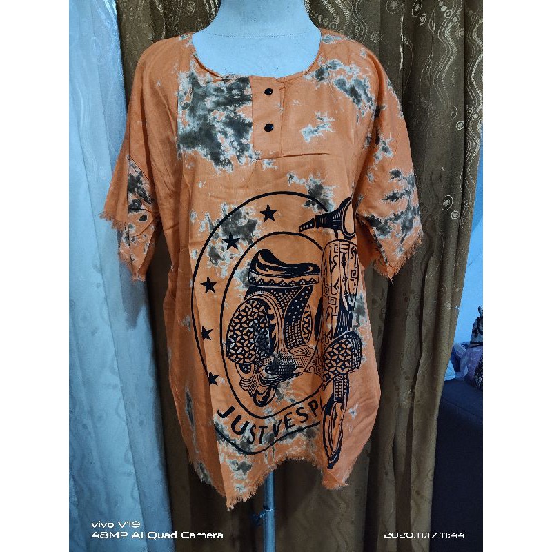 BAJU BERCAK BARONG BALI MOTIF VESPA/BAJU KHAS BALI/BAJU BARONG BALI