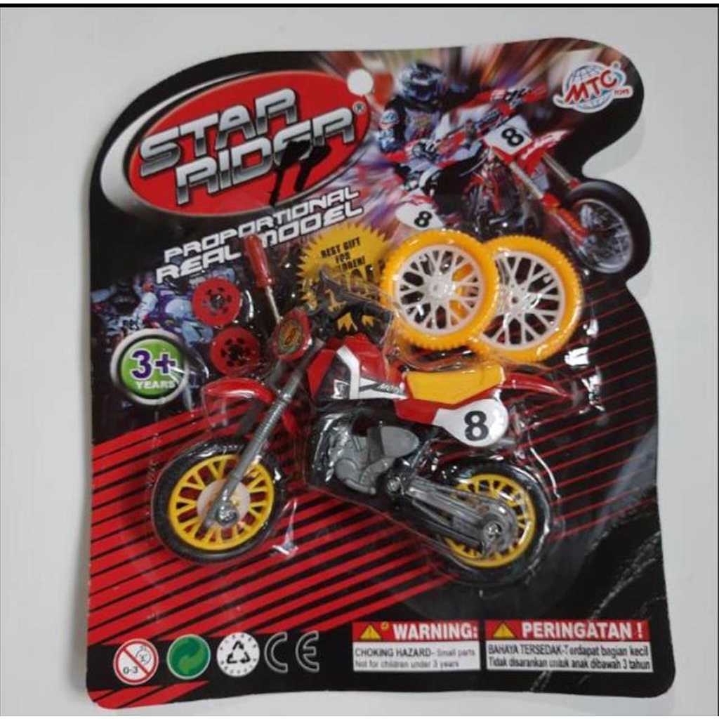 MD - Mainan Motor Cross / Motor Trail / Bongkar Pasang Motor DIY