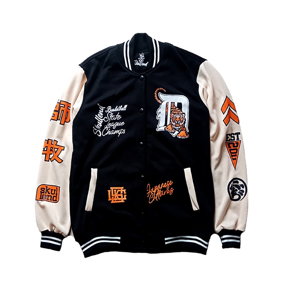 Jaket Varsity Japanese Series Baseball Pria Wanita - Varsity Jacket Vintage Baseball