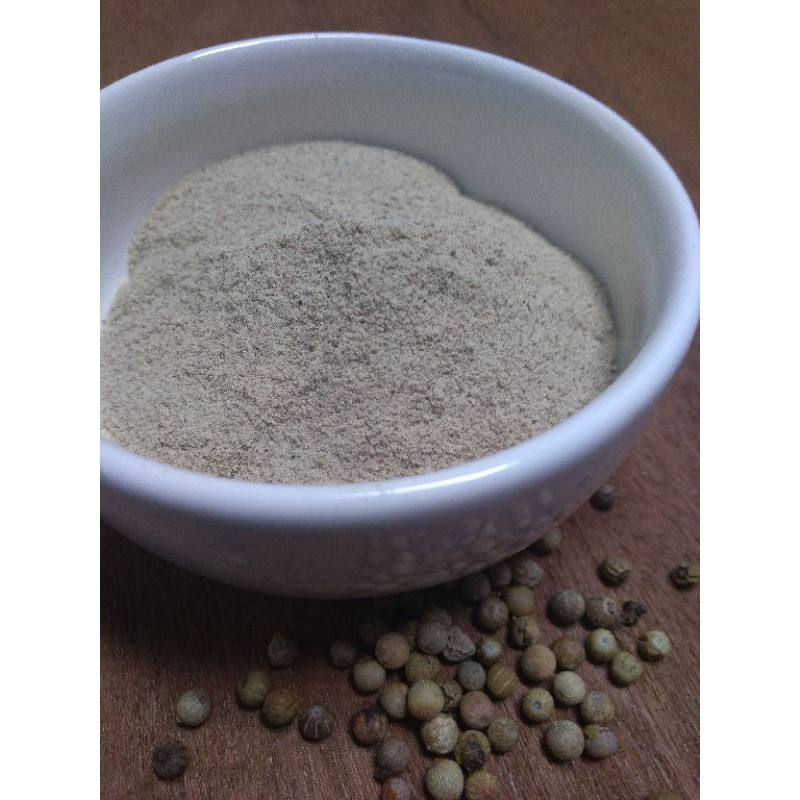 

LADA PUTIH BUBUK MERICA BUBUK [WHITE PEPPER POWDER] ASLI 100% 100G