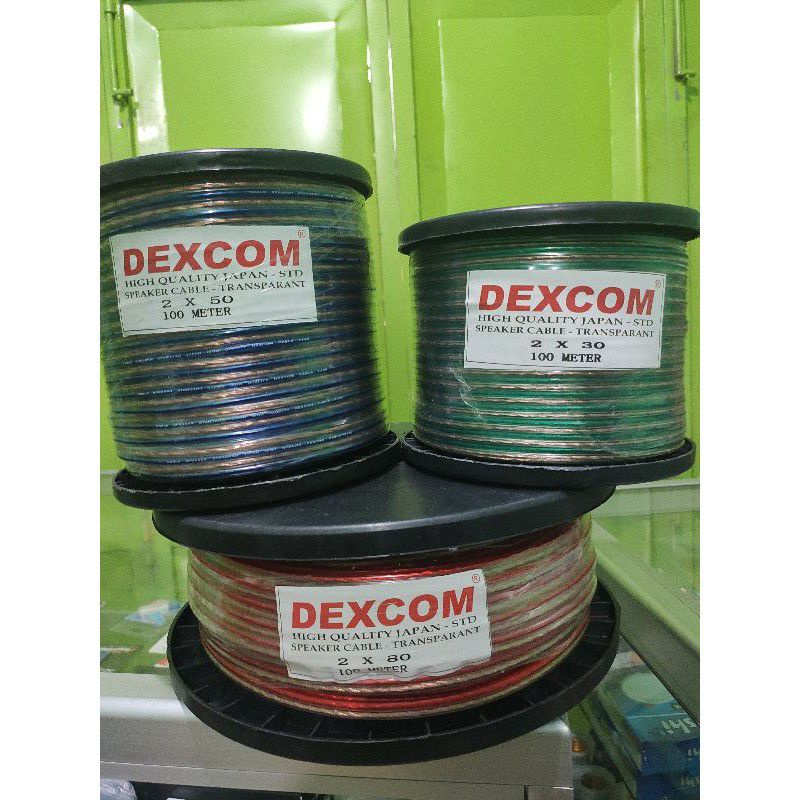 kabel transparan serabut