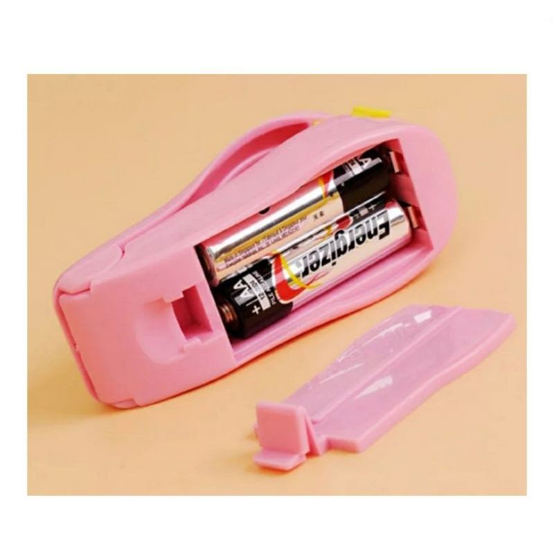 Super Handy Sealer Pengemas Makanan / Mini Hand Sealer Perekat Plastik / perekat plastik steples pengemas makanan