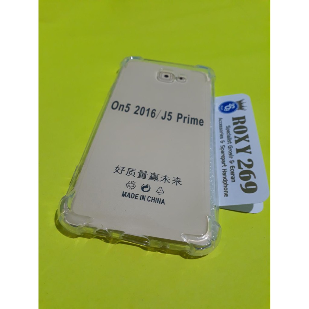 Anti Crack - Anti Retak Hp Samsung J5 Prime - Case Casing Cover Belakang Back Silikon Kondom Pelindu