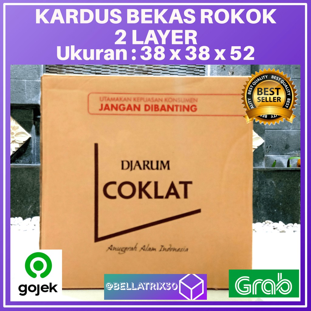 Kardus Bekas Besar Pindahan Kardus Tebal Kardus Jumbo Besar Kardus Bekas Rokok Dus Ukuran 38x38x52